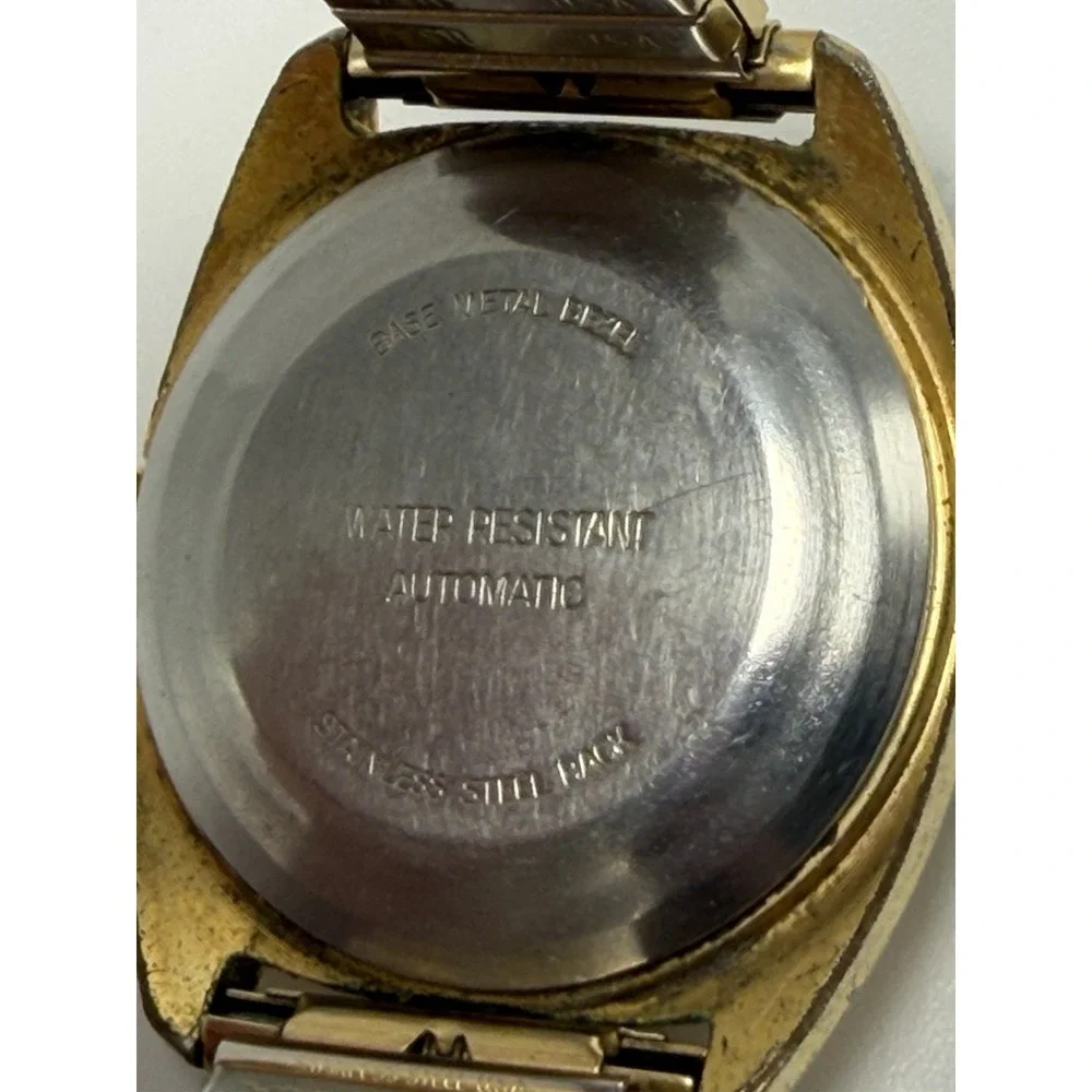 Timex Automatic 1976 Crosshairs Mens Works Watch 34MM 6.75
